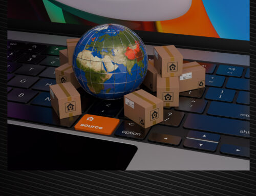 Worldwide Sourcing 3D Illustration